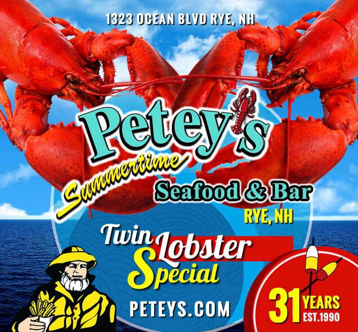 Peteys Summertime Seafood Restaurant - Twin Lobster Special