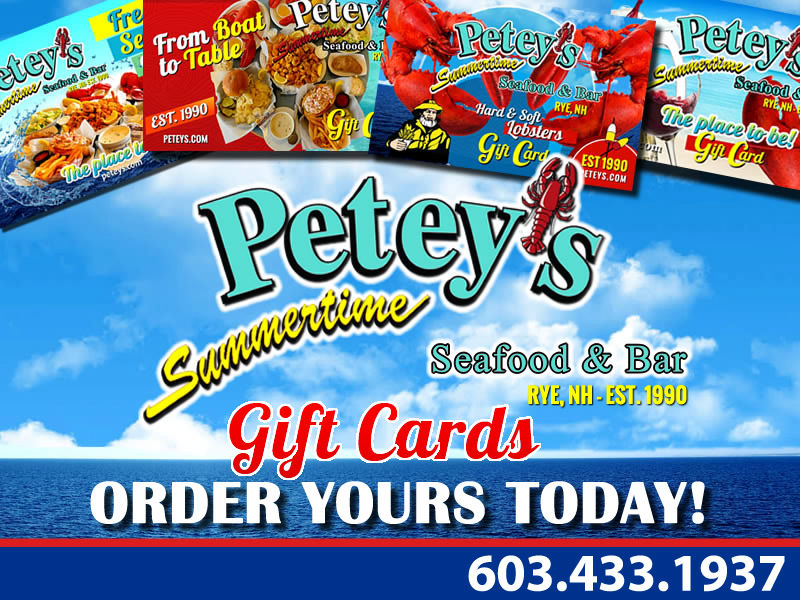 Peteys Summertime Seafood & Bar - Gift Cards